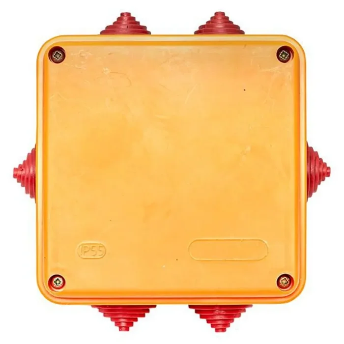 Коробка огнестойкая E90 100х100х50мм 6п с клеммником 1.5-6кв.мм IP55 EKF plc-kmrf-100-6-06