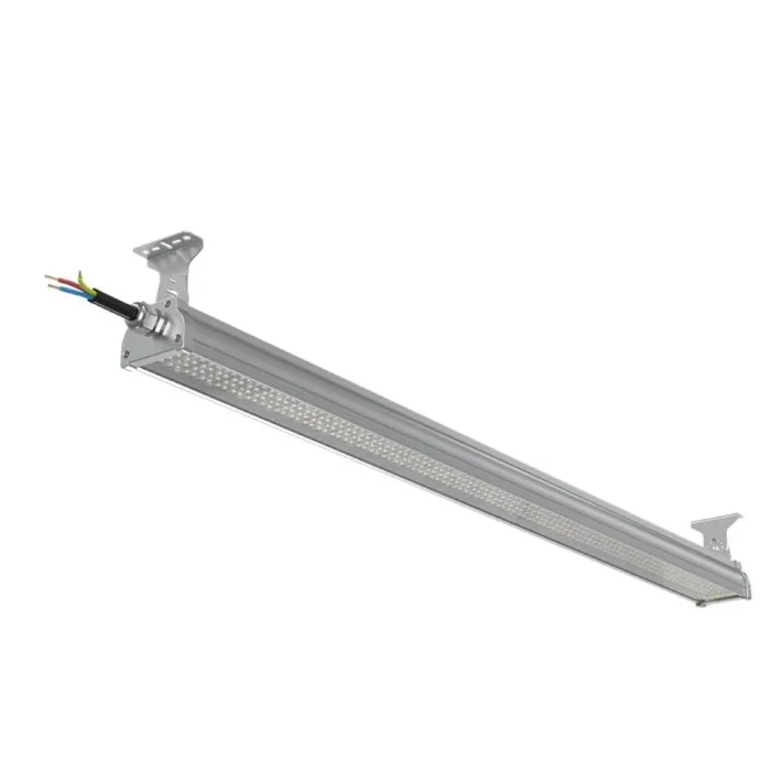 Светильник светодиодный ДСП WP 24 C 120W W 840 L1200 SI CL 1280х100х85мм 120Вт 4000К IP66 пылевлагозащ. Русский Свет 27072423919