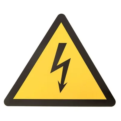 Знак &quot;Молния&quot; 85х85х85мм EKF an-1-03-2