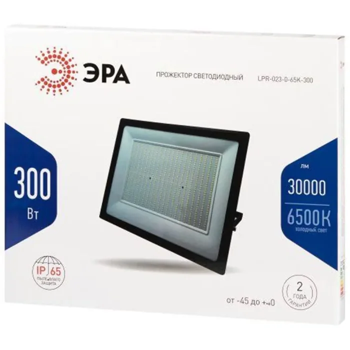 Прожектор светодиодный LPR-023-0-65K-300 300Вт 6500К 24000лм IP65 уличный Эра Б0050955
