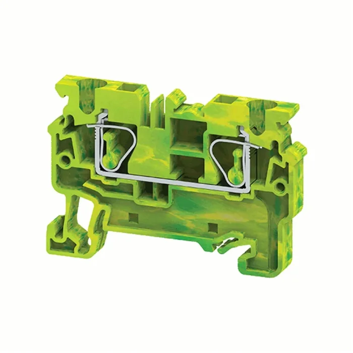 Клемма заземляющая пружинная OptiClip CXG-4-PE-(0.2-4) КЭАЗ 289760