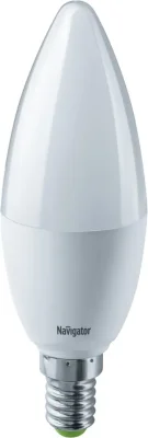 Лампа светодиодная 94 482 NLL-P-C37-5-230-4K-E14-FR 5Вт свеча 4000К нейтр. бел. E14 400лм 176-264В Navigator 94482