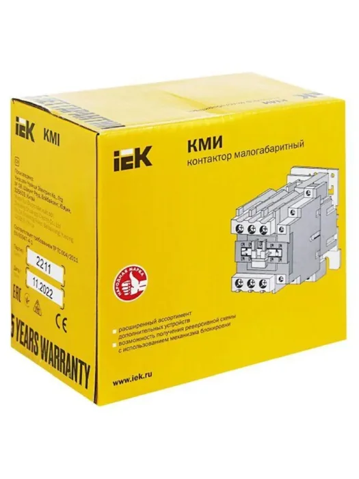 Контактор КМИ-34012 40А 400В/AC3 1НО 1Н3 KARAT IEK KKM31-040-400-11