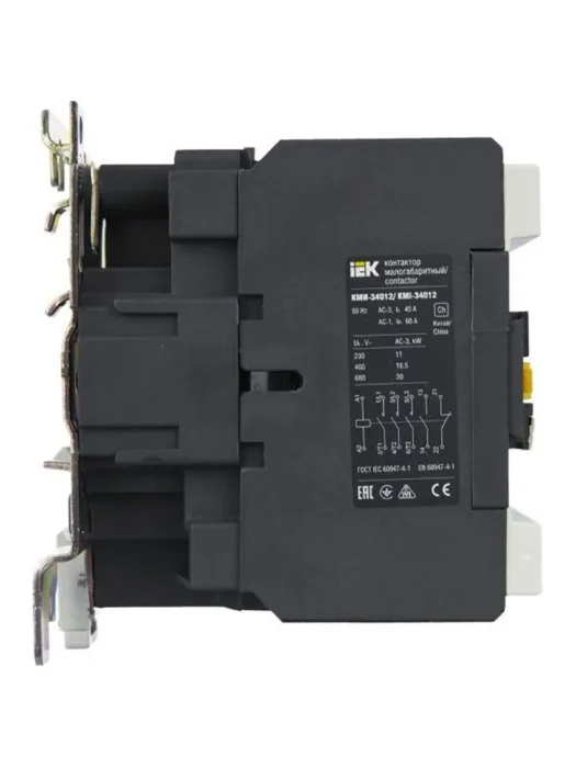 Контактор КМИ-34012 40А 400В/AC3 1НО 1Н3 KARAT IEK KKM31-040-400-11