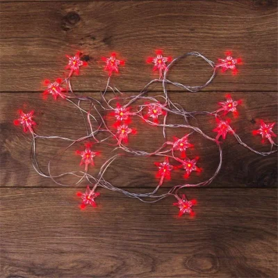 Гирлянда светодиодная &quot;Звездочки&quot; 2.8м 20LED красн. 4Вт IP20 Neon-Night 303-034