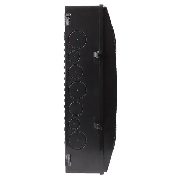 Щиток отркрытая проводка на 20 модулей с 2 вертик.дверцами 390х302х120мм черный IP65 УХЛ1 Ruvinil 69020Ч