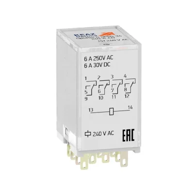 Реле промежуточное OptiRel G RP55-34-24D-6-CO/TIL КЭАЗ 324483