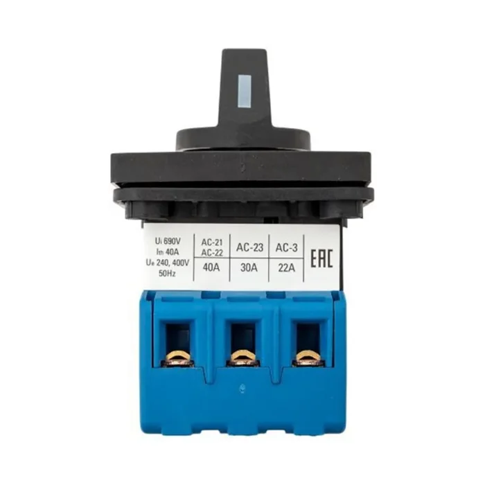 Переключатель кулачковый ПК-2-13 3П 40А "ВКЛ-ВЫКЛ" EKF pk-2-13-40