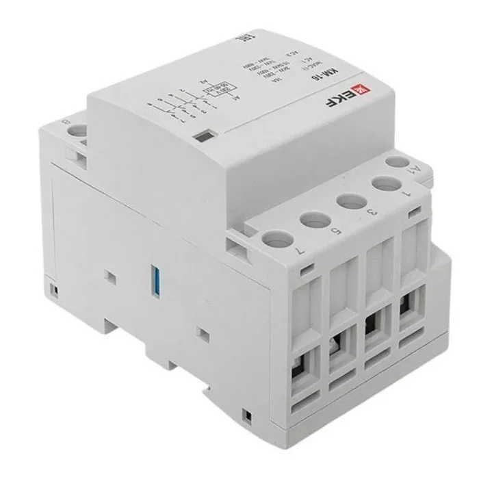Контактор модульный КМ 16А 4NО (3 мод.) EKF km-3-16-40