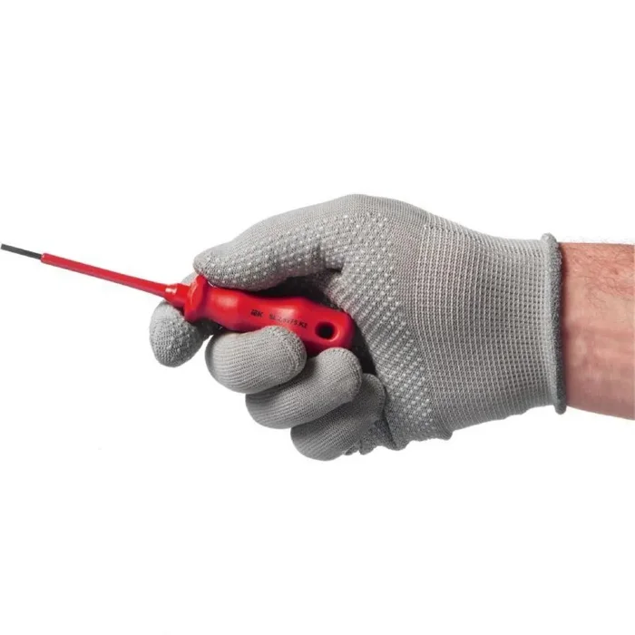 Отвертка диэлектрическая шлицевая SL2.5х75 K2 1000В ARMA2L 3 IEK A2L3-SC30-K2-SL-25-075