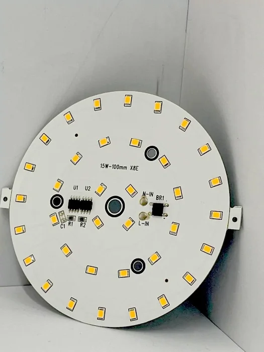 Светодиодная матрица 5730, 36 led, 220V, 15W, Ф100mm, D197, warm white