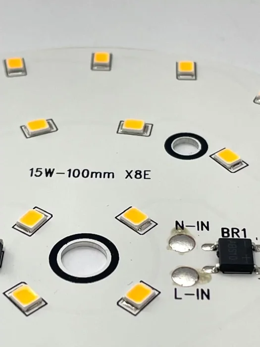 Светодиодная матрица 5730, 36 led, 220V, 15W, Ф100mm, D197, warm white