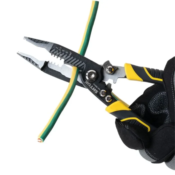 Клещи электромонтажные многофункциональные 6-в-1 210мм (08500) SHTOK 376308