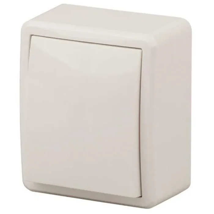 Выключатель 1-кл. ОП Эра Эксперт 10А IP20 11-1201-02 250В 10AX сл. кость Эра Б0020655