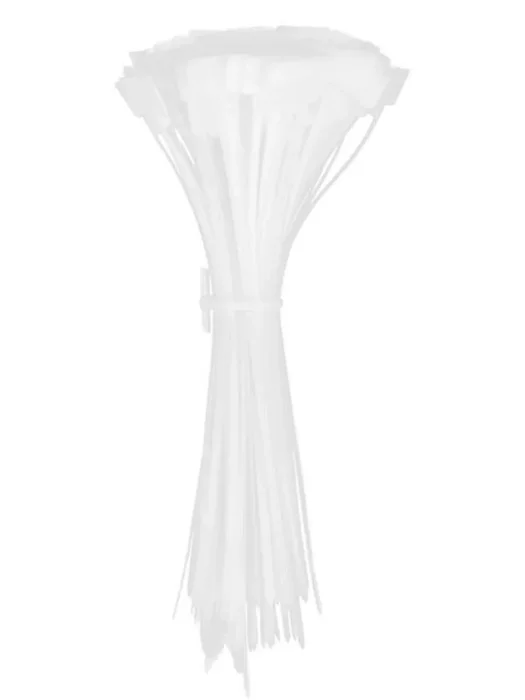 Хомут кабельный ХП1 3х200 бел. с таб. 25х15 (уп.100шт) IEK UHH61-3-200-100