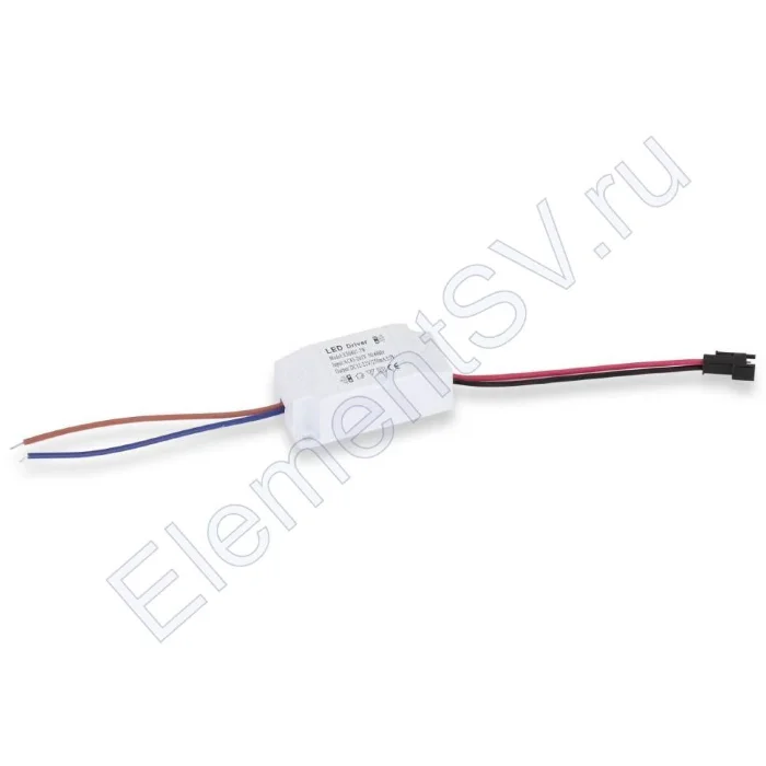 Светодиодный драйвер XS0407-7W LD14 (220V, 7W, 12-18V, 250mA)