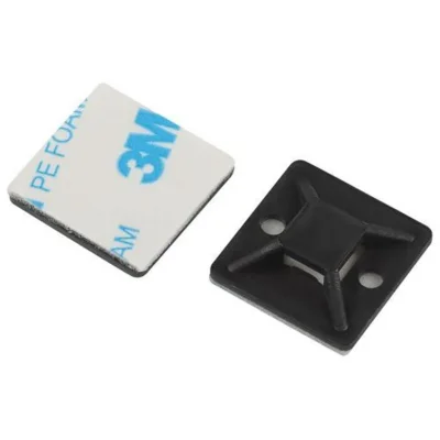 Площадка самоклеящаяся под хомуты 25х25мм NO-225-311 черн. (уп.10шт) Эра Б0066689