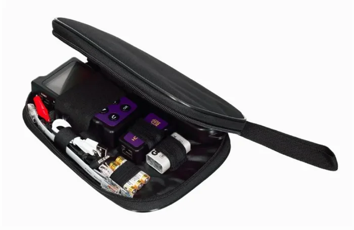 Тестер кабельный многофункциональный NetGeeks NP40 фиолет. Ermenrich 84549