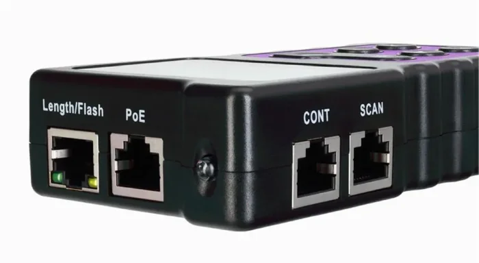 Тестер кабельный многофункциональный NetGeeks NP40 фиолет. Ermenrich 84549