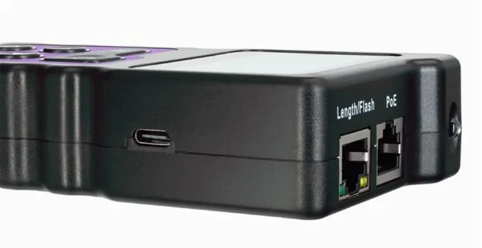 Тестер кабельный многофункциональный NetGeeks NP40 фиолет. Ermenrich 84549