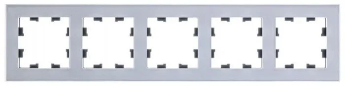 Рамка 5-м AtlasDesign Nature органич. стекло алюм. SE ATN320305