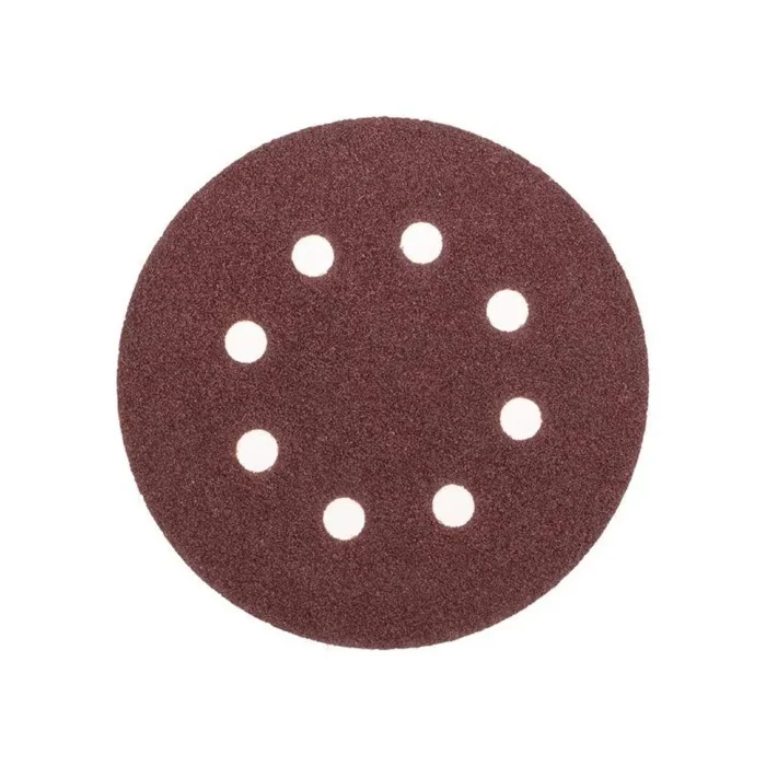 Диск абразивный на ворсовой основе на липучке перфорир. P60 125мм (уп.10шт) Kranz KR-91-1165