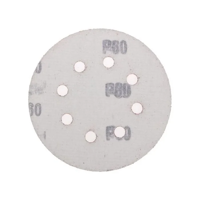 Диск абразивный на ворсовой основе на липучке перфорир. P60 125мм (уп.10шт) Kranz KR-91-1165