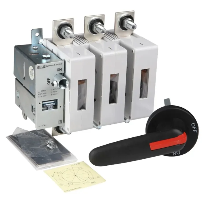Выключатель нагрузки 3п 630А OptiSwitch DI-3-630-3P КЭАЗ 274890