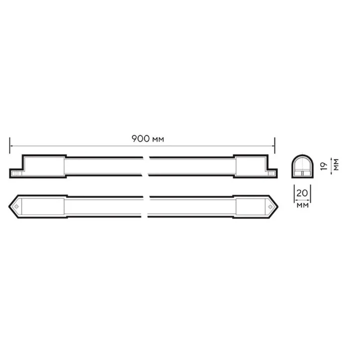 Светильник светодиодный PLED T4i 900 12Вт 4000К IP65 ДСП ДПО JazzWay 5047556