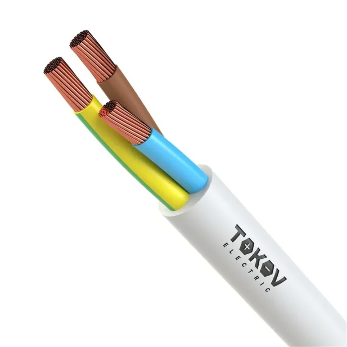 Провод TOKOV ELECTRIC ПВС 3х2.5(2х2.5+1х2.5) 380В Б (уп.100м) 1945523