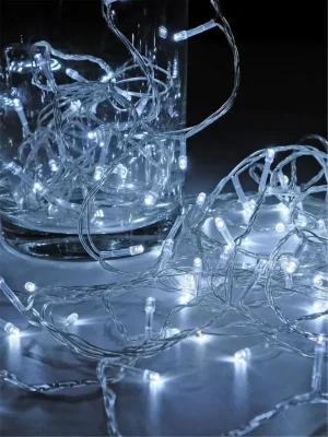 Гирлянда AC-G01-120W 120LED 12.8м 8реж. 220В бел. ФАZА 5047679