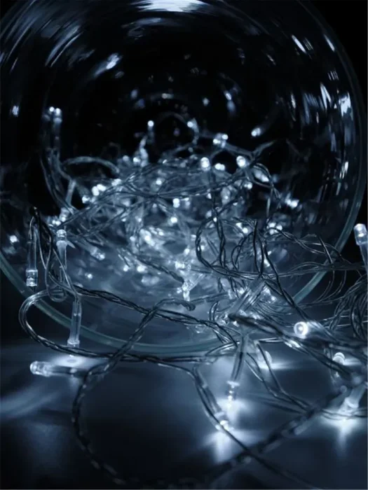 Гирлянда AC-G01-120W 120LED 12.8м 8реж. 220В бел. ФАZА 5047679