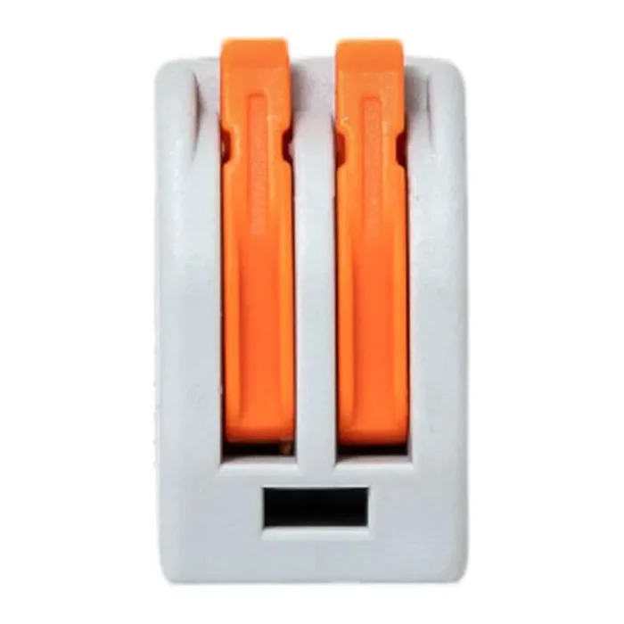 Клемма строительно-монтажная СМК 222-412 2-проводная 0.08-2.5кв.мм с рычагом (уп.100шт) PROxima EKF plc-smk-412