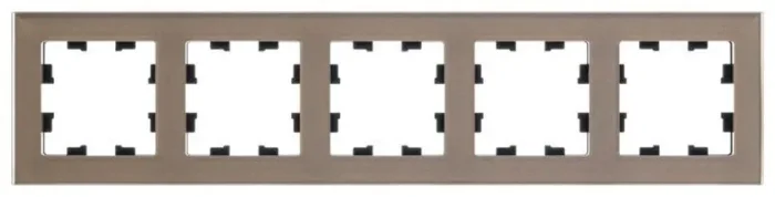 Рамка 5-м AtlasDesign Nature органич. стекло шампань SE ATN320505