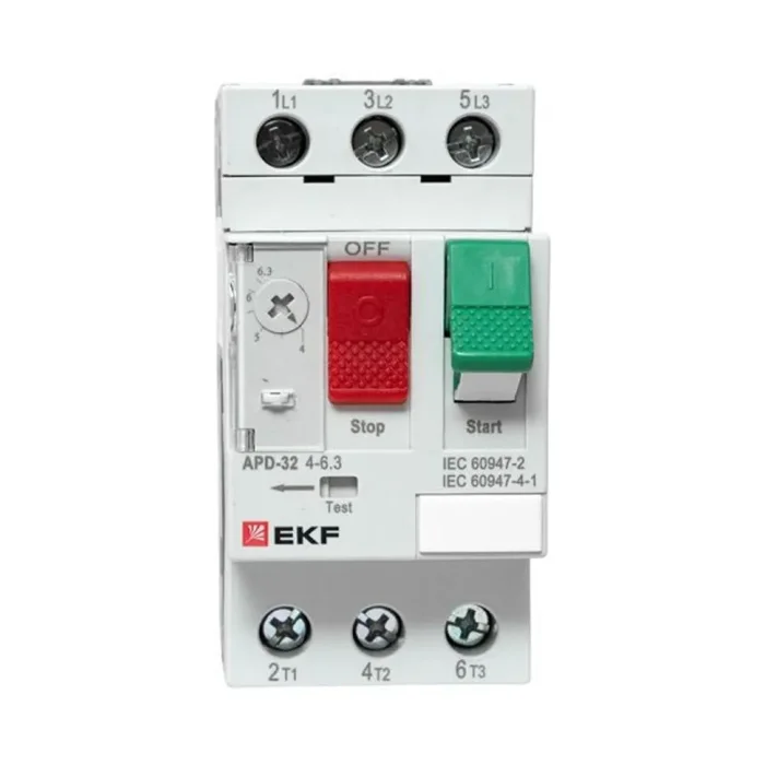 Выключатель автоматический для защиты двигателя АПД-32 4-6.3А EKF apd-me-6.3