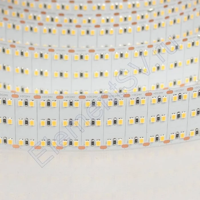 Светодиодная лента LUX class, 2835, 480led/m, day white, 24V, IP20, CRI>90, X08