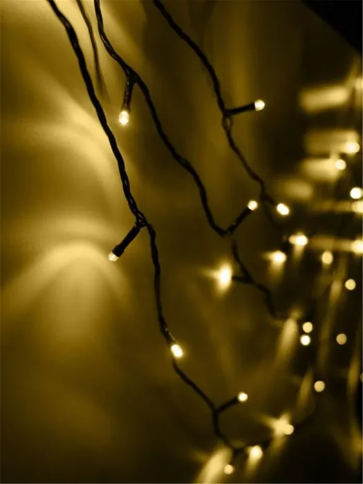 Гирлянда AC-G02-80Y 80LED 8.8м 8реж. 220В желт. ФАZА 5047693