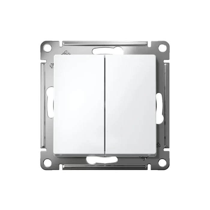 Выключатель 2-кл. СП AtlasDesign 10А IP20 (сх. 5) 10AX механизм бел. SE ATN000151