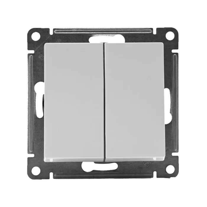 Выключатель 2-кл. СП AtlasDesign 10А IP20 (сх. 5) 10AX механизм бел. SE ATN000151