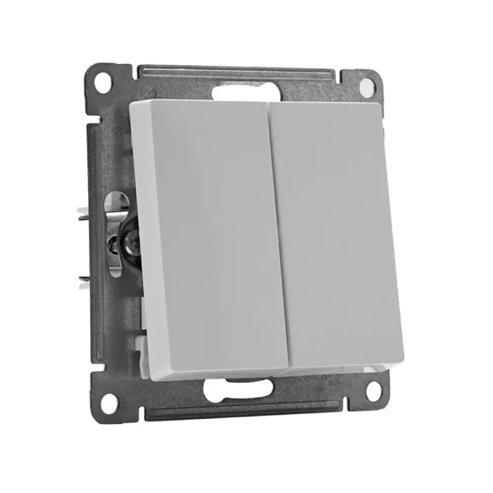 Выключатель 2-кл. СП AtlasDesign 10А IP20 (сх. 5) 10AX механизм бел. SE ATN000151