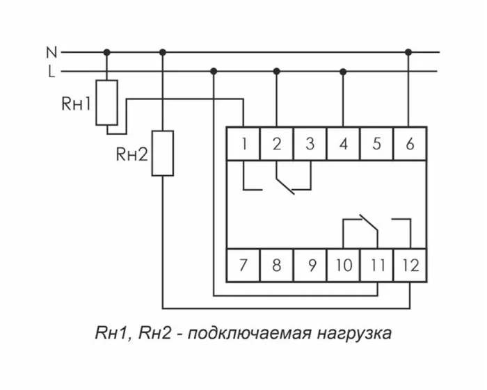 Реле времени PCU-507 2х8А 230В 2п IP20 многофункц. 2 независимых времен. 1 мод. монтаж на DIN-рейке F&F EA02.001.022