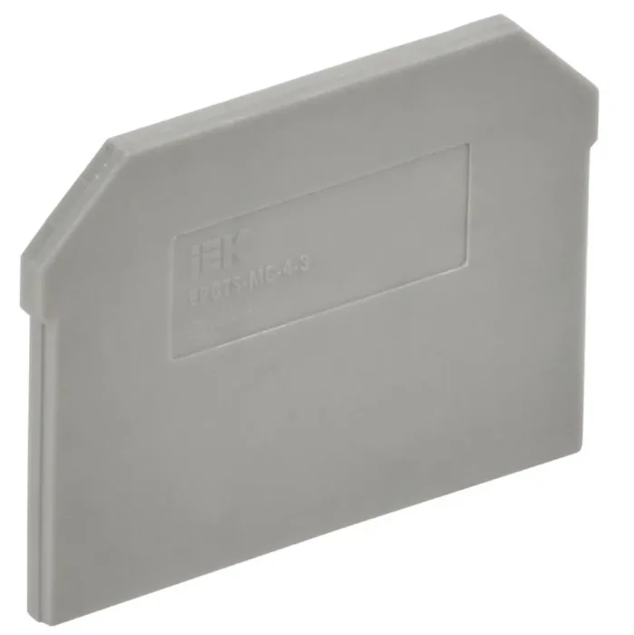 Заглушка для CTS-MC ARMAFIX 3 вывода 4кв.мм сер. IEK YCT12-00-3-K03-004-ZGL