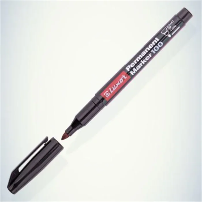 Маркер перманентный пулевидный 1-2мм черн. Luxor Б0048244