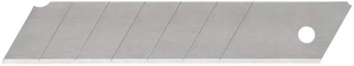 Набор лезвий для ножа технического 25мм 8 сегментов сталь SK5 (уп.10шт) FIT 10424