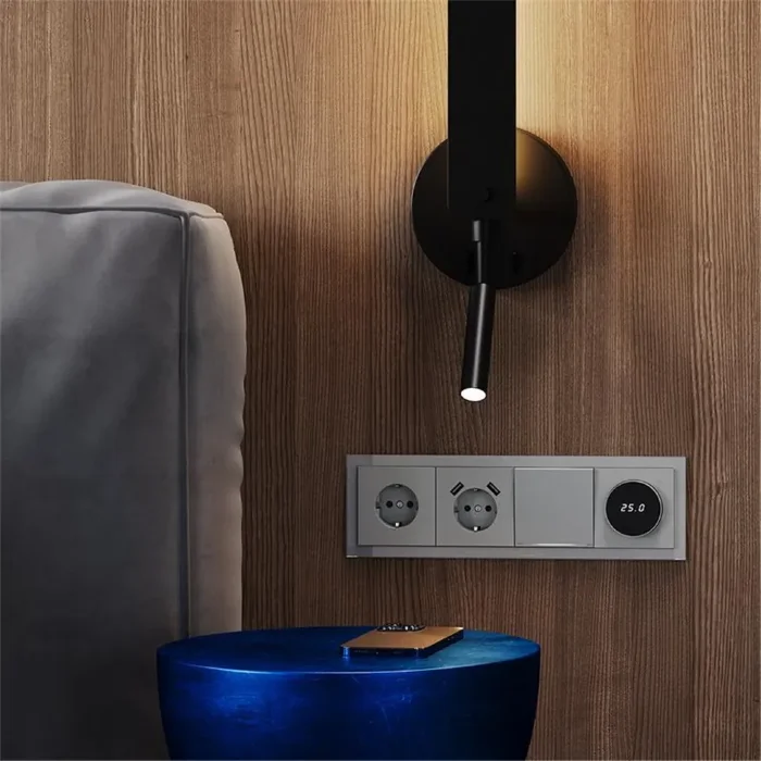 Рамка 4-м S70 стеклян. сталь Voltum VLS110405