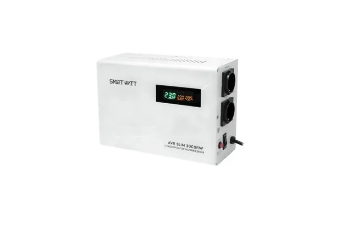 Стабилизатор напряжения настенный SMARTWATT AVR SLIM 2000RW 4512020310004