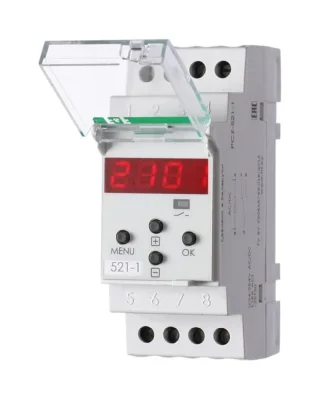Реле времени PCZ-521-1 16А 24-264В AC/DC 1п IP20 1 канал-125 пар включ./выключ. суточн./недел. циклы монтаж на DIN-рейке (аналог ТЭ-15) F&amp;F EA02.002.010