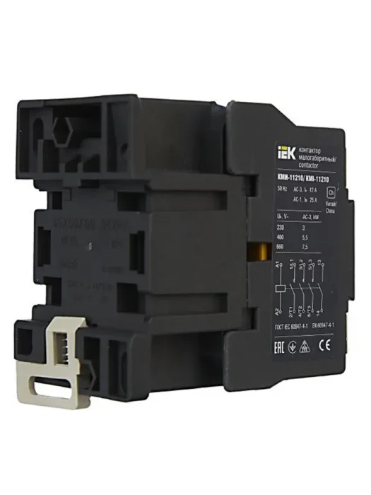 Контактор КМИ-11210 12А 24В/АС3 1НО KARAT IEK KKM11-012-024-10