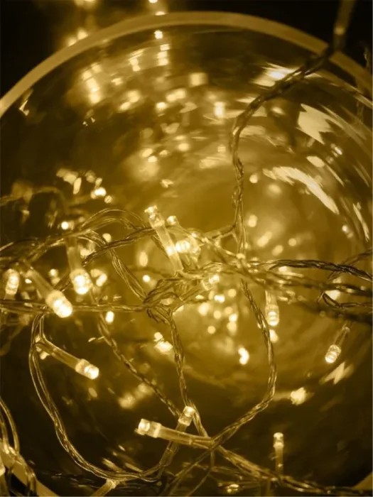 Гирлянда AC-G01-120Y 120LED 12.8м 8реж. 220В желт. ФАZА 5047631