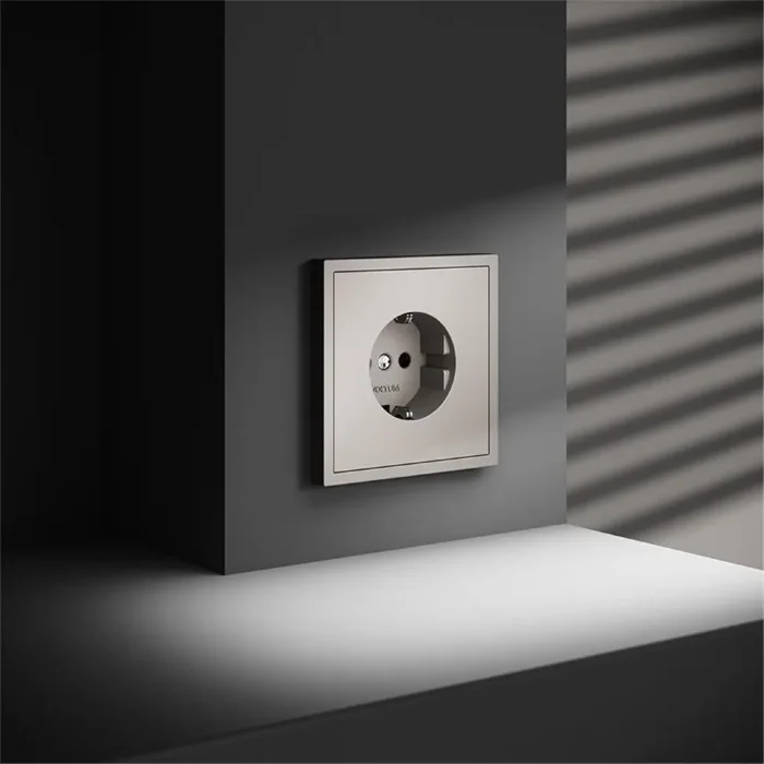 Розетка 1-м СП S70 16А с заземл. механизм кашемир Voltum VLS040103